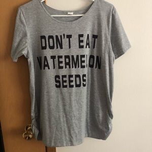 Sinched side t-shirt!